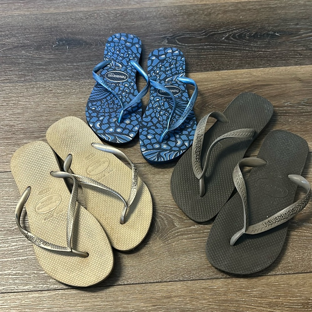 Set of 3 Havaianas